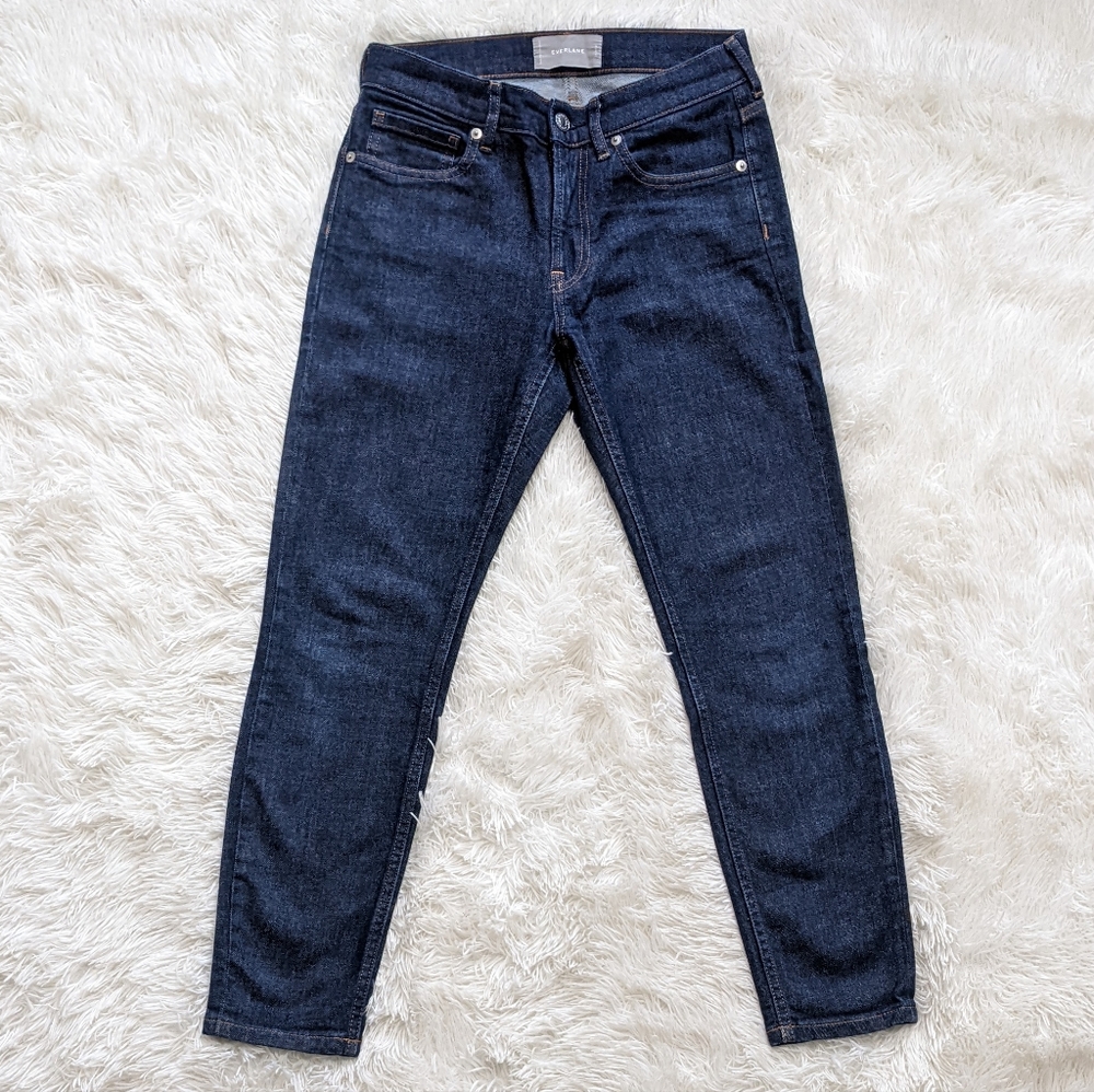 Everlane 98% cotton midrise ankle jeans